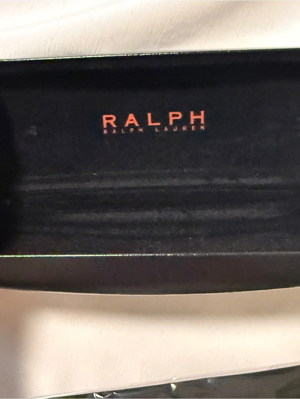 Ralph Lauren Hard Shell Eyeglasses/Sunglasses Case Black